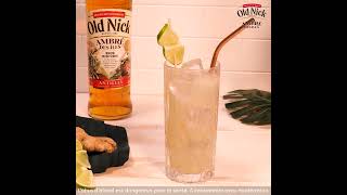 Cocktail au rhum Ambré des îles et au sapin - Old Nick