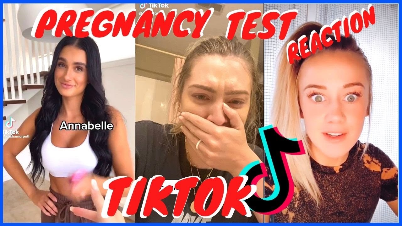 Girls PREGNANCY Test Reaction Tiktok YouTube