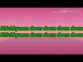 Dhichkyaaon Doom Doom Song Lyrics / Chashme Baddoor / Ali Zafar / Taapsee Pannu