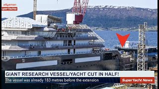 World's Longest 'Superyacht' to be Made LONGER! | SY Clips