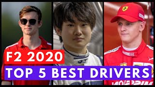 Top 5 F2 Drivers 2020 // Yuki Tsunoda // MIck Schumacher // Best Formula 2 drivers of 2020