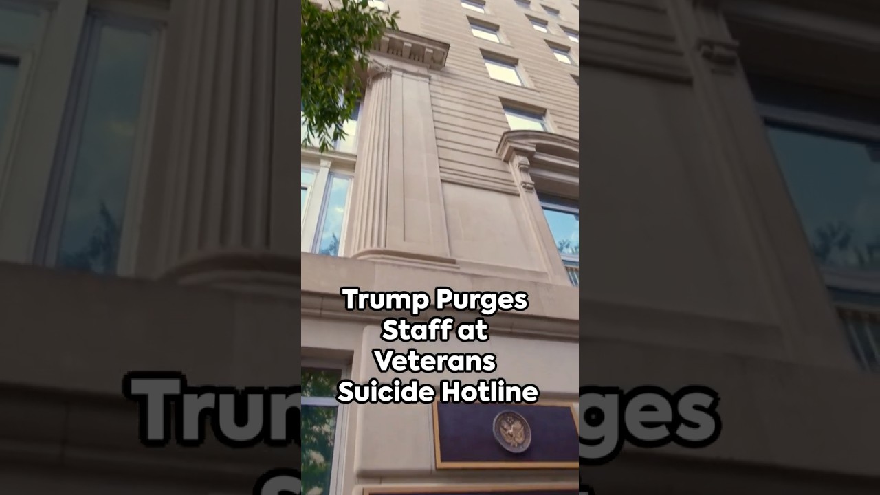 Trump Slashes VA Suicide Hotline in Workforce Purge—Veterans at Risk