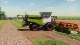 FS22 / Map Koshmak / Переделка / Уборка рапса Claas и John Deere