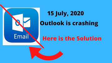 Outlook Open and Shuts itself | Outlook Crashing solution | email is broken