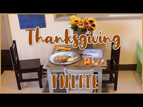The Thanksgiving and Thankfulness Theme for Toddlers and Preschoolers