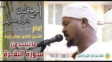 الشيخ القارئ عوض جبرة | ما تيسر من (سورة البقــرة)
