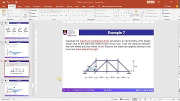 Topic 3: ILD for Truss part 2