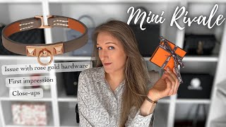 【HERMES】3色 手元上品 本革レザー☆Rivale Mini ブレスレット Rivale Mini bracelet | Hermès USA