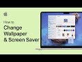 How To Change Wallpaper & Screen Saver on Mac OS Ventura
