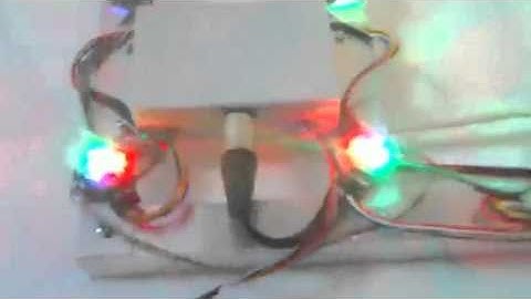 RGB DMX video ceiling - prototype