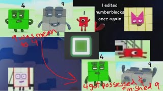 I Cut Out The Copyrighted Parts I Edited Numberblocks Once Again