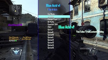 [PS3/1.19] BO2 Blue Acid v1 GSC Mod Menu Preview