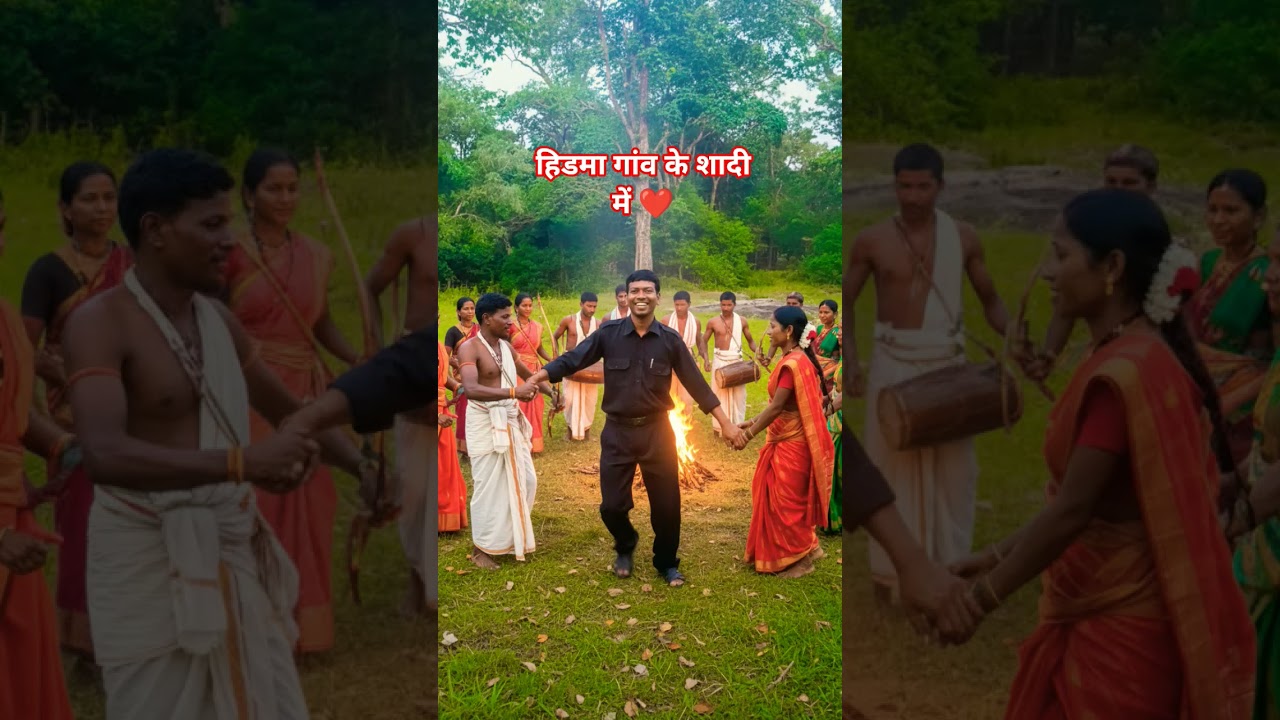 हिडमा गांव के शादी में ❤️