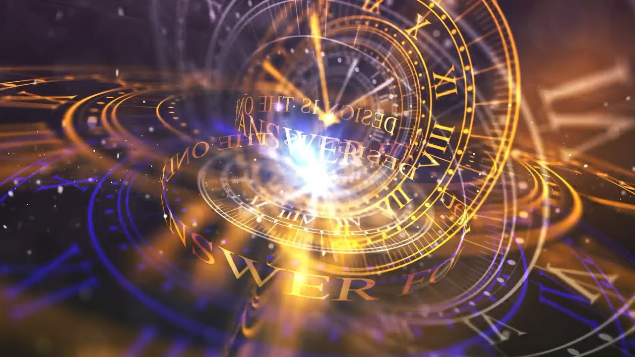 Golden Clock animation - YouTube