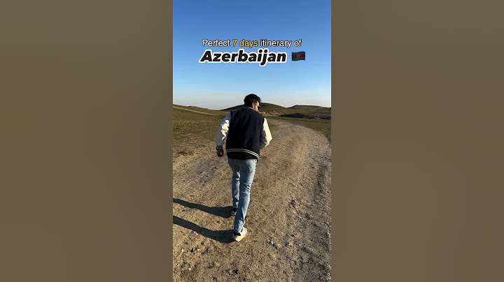 Perfect 7 days itinerary for Azerbaijan 🇦🇿 Trip #baku