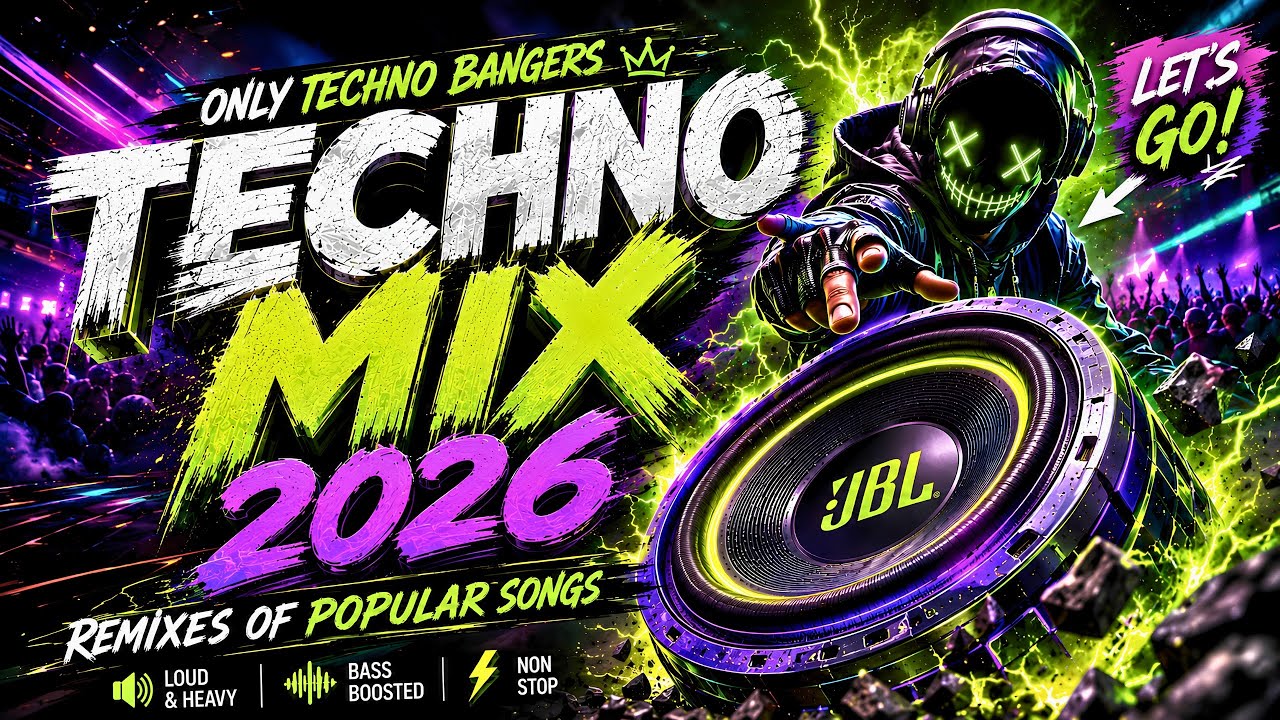 TECHNO MIX 2026 🔥 Full Bass DJ Remix 2026 | Alan Walker Style