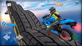 Impossible Bike Stunts 3D - New Bike Unlocked - Android Gameplay screenshot 2