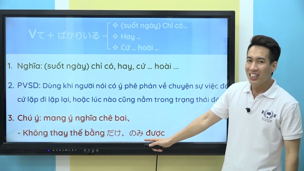 Outline Video Ngọc Tiệp Minato - Ngữ pháp Shinkanzen JLPT N3 - Bài 17 - Học tiếng Nhật Online Miễn phí