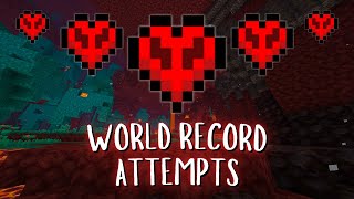 LIVE Hardcore Minecraft Bedrock Speedruns for World Record