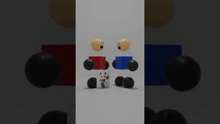 Lucky Cat  #blenderanimation #animationmeme  #animation