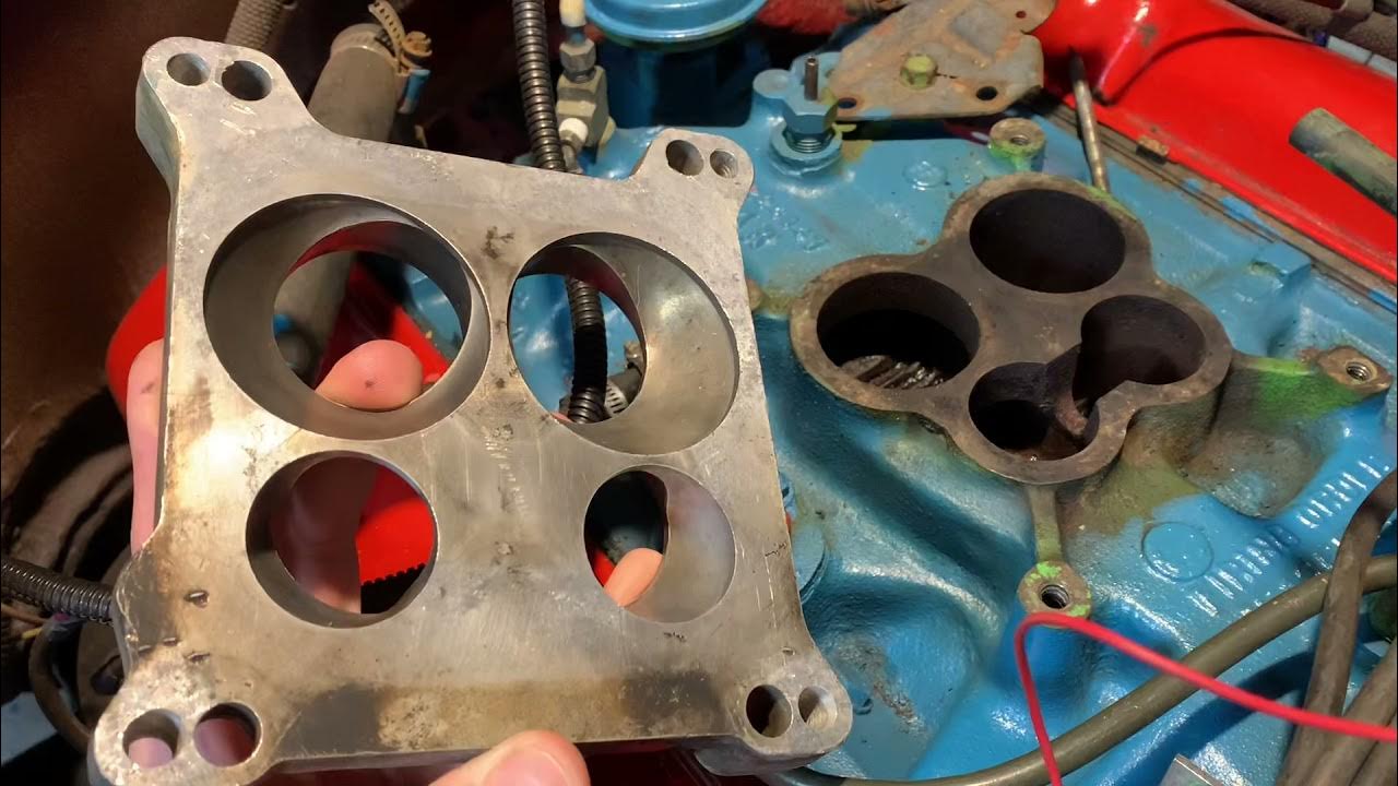 Edelbrock1406 adapted to AMC304 YouTube