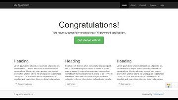 How to install yii2 advanced template