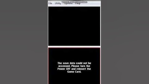 how to fix error screen on no$gba