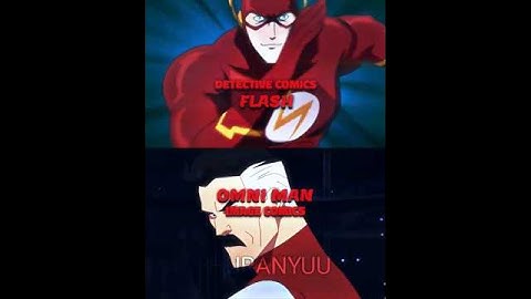Flash (dcamu) vs Omni man (invincible season 3)