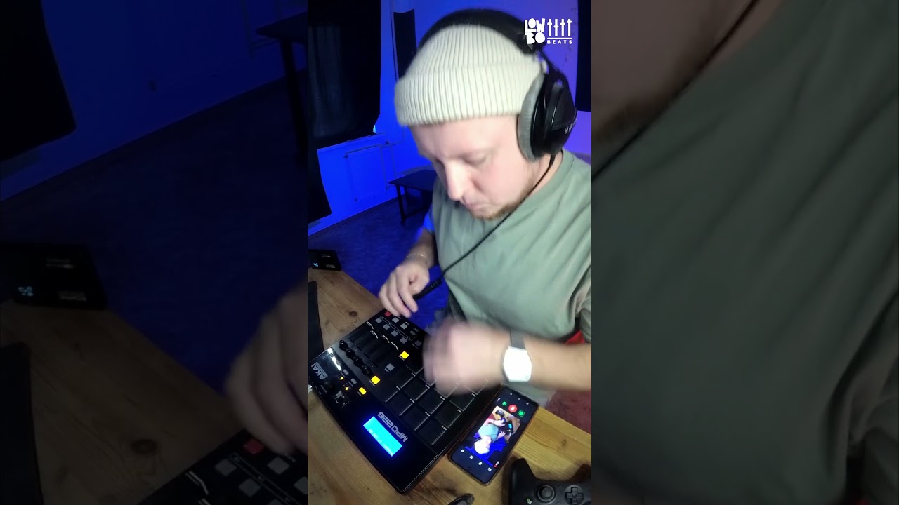 Old School beat on akai mpd226