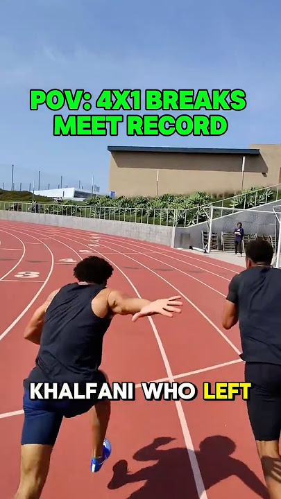 4x100 Breaks Meet Record🤯
