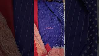 Purple colour saree with red color border allover buti design To order DM 9959021996👍