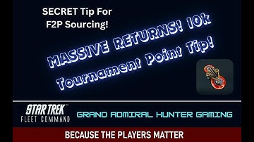 STFC - MASSIVE F2P Sourcing of Temporal Disruptors