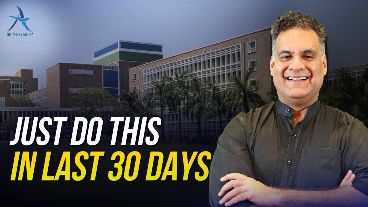 Последние 30 дней INICET — СДЕЛАЙТЕ ЭТО СЕЙЧАС | Мотивация доктора Апурва Мехры