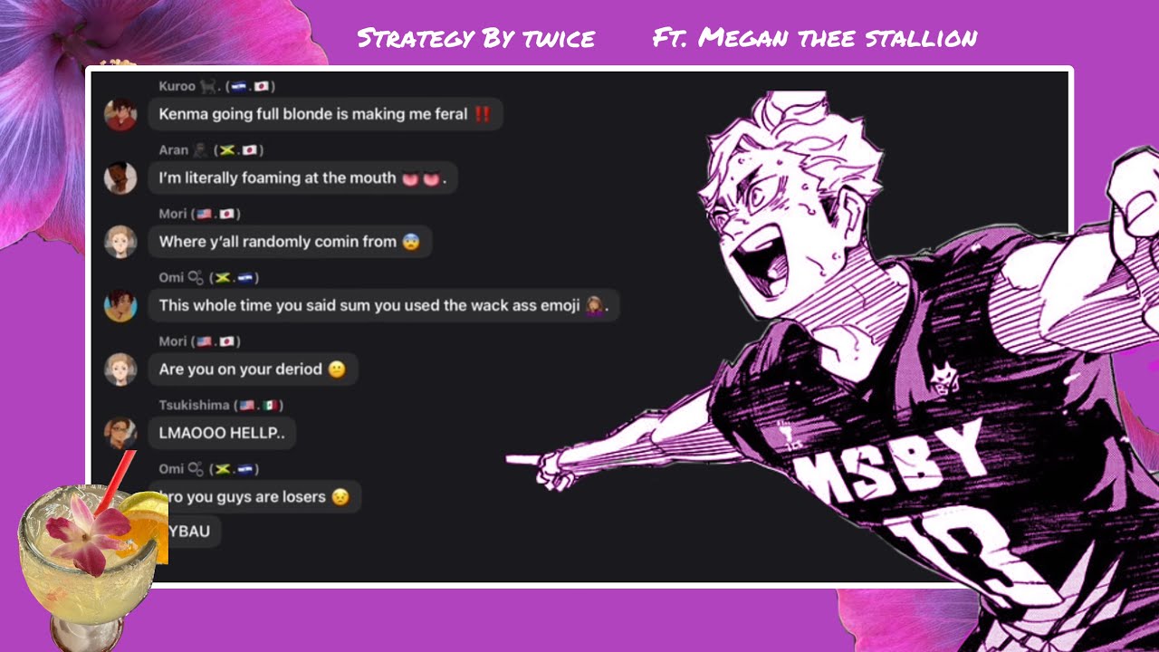 [🦄] Strategy — Twice (ft. Megan thee stallion) || Haikyuu x K-pop!!