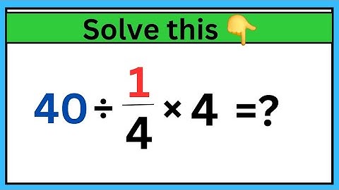 Misschien lost slechts 1 op de 10 mensen dit wiskundeprobleem op | Iedereen lost dit probleem ver...
