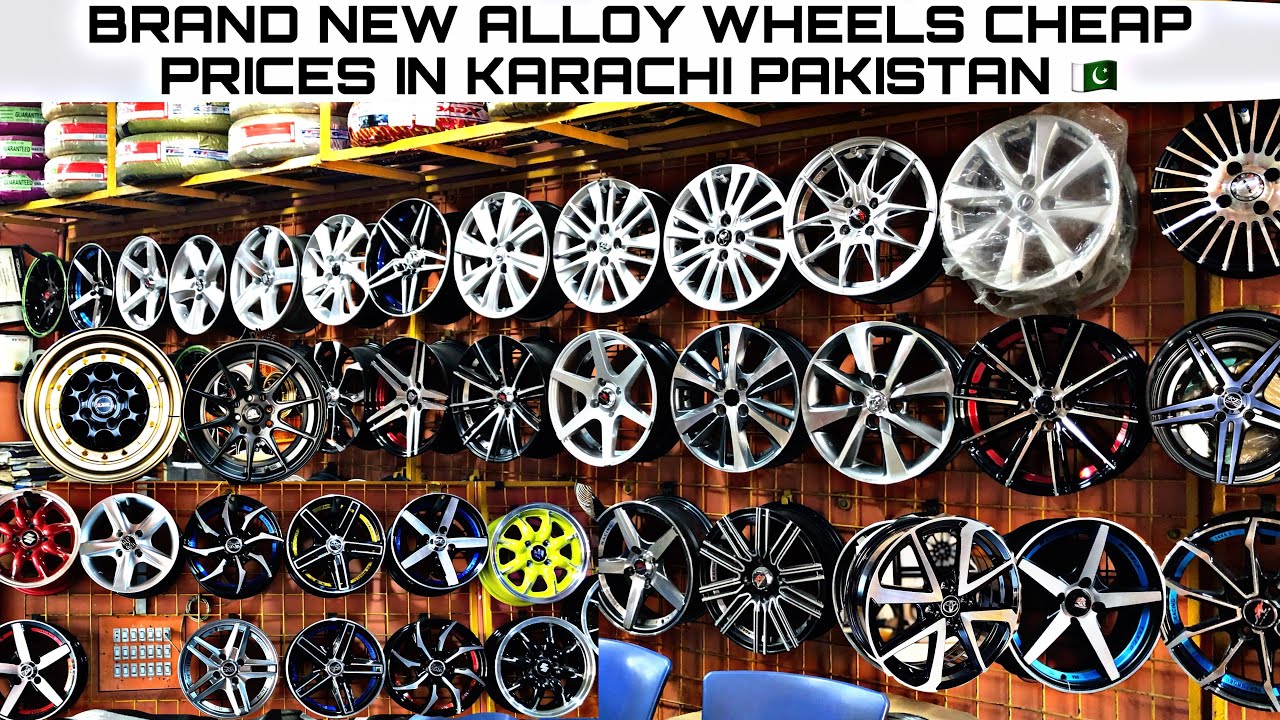 BRAND NEW ALLOY WHEELS CHEAP PRICES IN KARACHI PAKISTAN FRESH STOCK ...