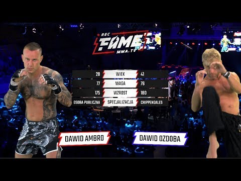 FAME MMA 1: Dawid "Ambro" Ambroziak vs Dawid "Surfer" Ozdoba (Cała Walka)