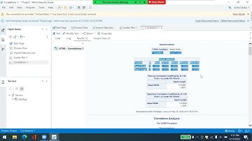 How to generate Scatter Plots and compute Correlation Coefficients with SAS Enterprise Guide