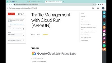 Traffic Management with Cloud Run [APPRUN] || #qwiklabs || #CBL406 ||  [With Explanation🗣️]