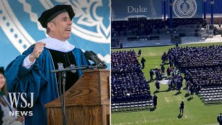 Duke Students Walk Out Ahead of Jerry Seinfeld Commencement Speech | WSJ News by WSJ News 37,765 views 3 days ago 1 minute, 8 seconds