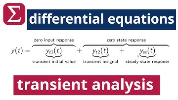 Differential Equations - Transient Analysis