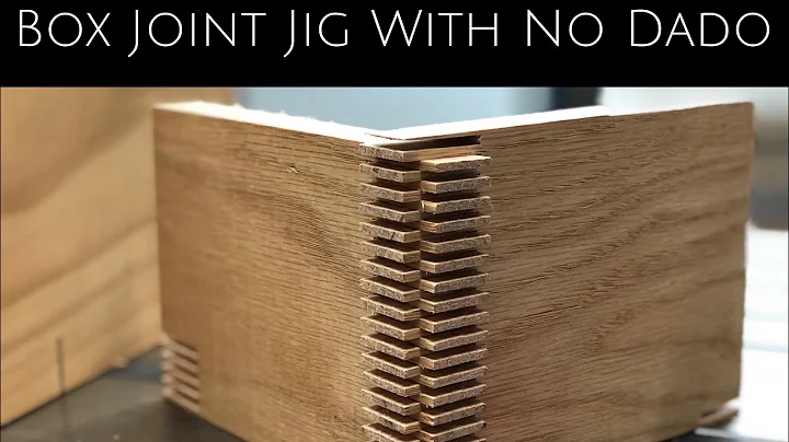 1 Minute: Box Joint Jig With No Dado