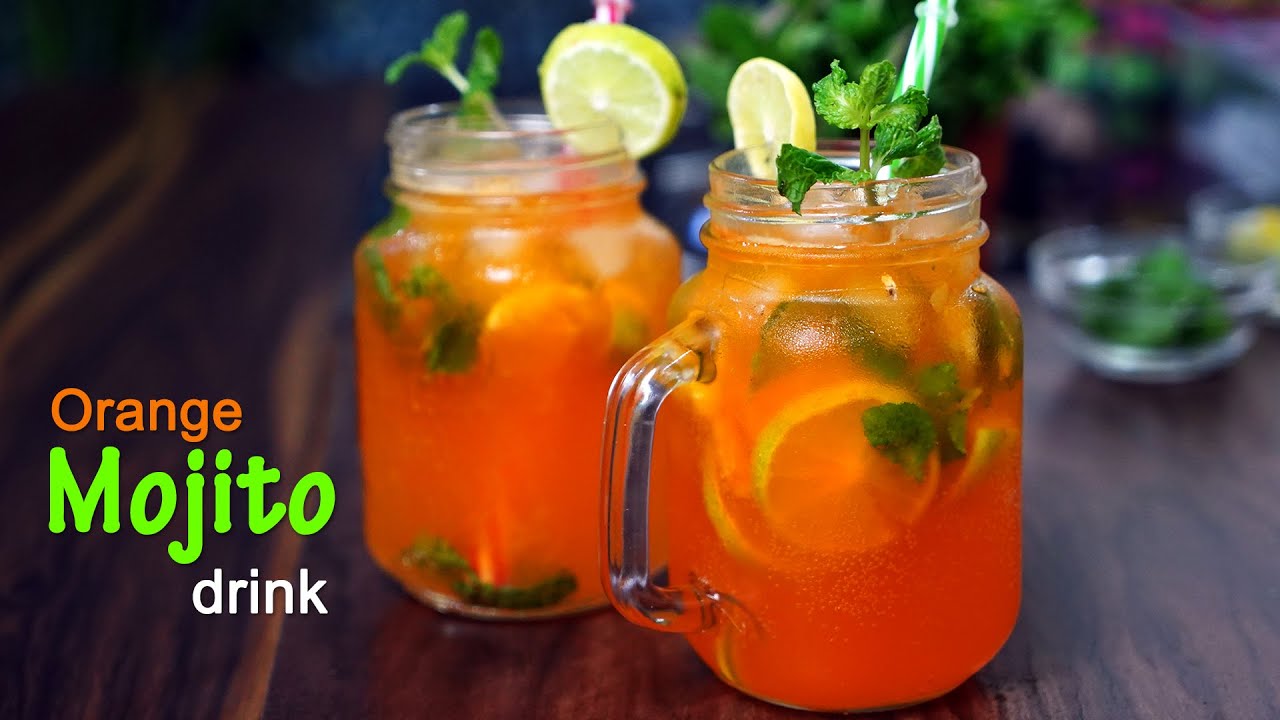 Mojito | Orange Mojito | Summer Drinks | Mojito at home | Mocktail | Taste Unfold