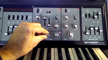 Roland SH5 Analogue Synthesizer Demo. Amazing Audio.