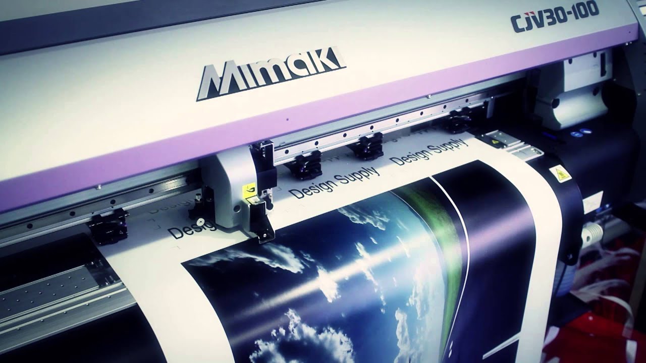 Mimaki Solvent Printer from Design Supply YouTube
