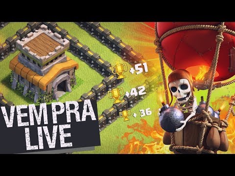 SUBI MUITO TROFÉU EM POUCO TEMPO NO PUSH CV8 RUMO A LIGA LENDÁRIA 🏆 PUSH TH8 - CLASH OF CLANS🏆