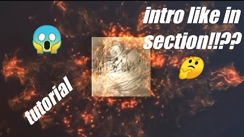 How to make intro like insection/Tutorial?!