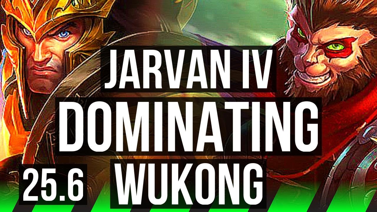 JARVAN IV vs WUKONG (JGL) | Dominating | EUW Master | 25.6