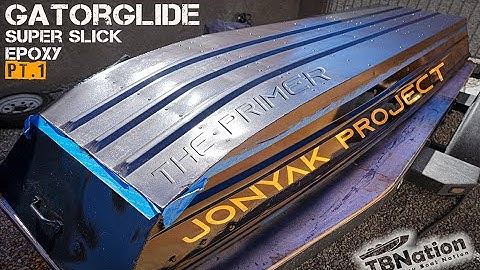 Super Slick Bottom Epoxy Coat on Jonboat?!? | GatorGlide Pt.1 | JonYak Project