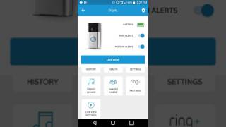 Ring doorbell android software